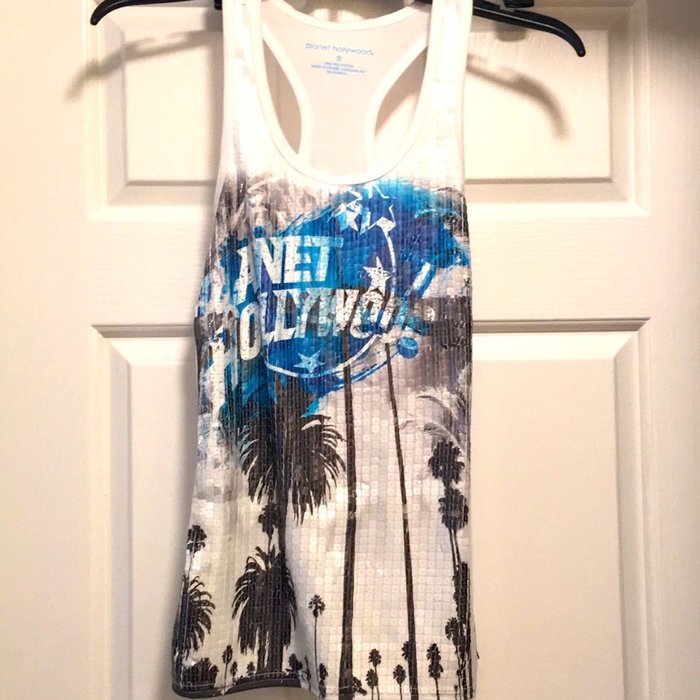 Planet Hollywood sequin top